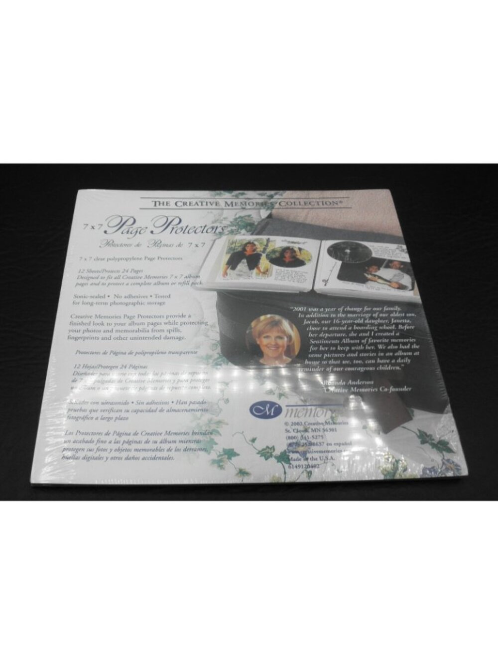 Creative Memories TRIUMPH ALBUMS-Purple Covers HEART and FORGET ME NOT Set of 2 - Picture 11 of 12